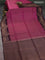 Kanchipuram soft silk saree purple and deep purple with allover zari woven brocdae weaves and long zari woven border