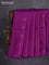 Kanchipuram soft silk saree purple with allover zari woven buttas and zari woven floral butta border