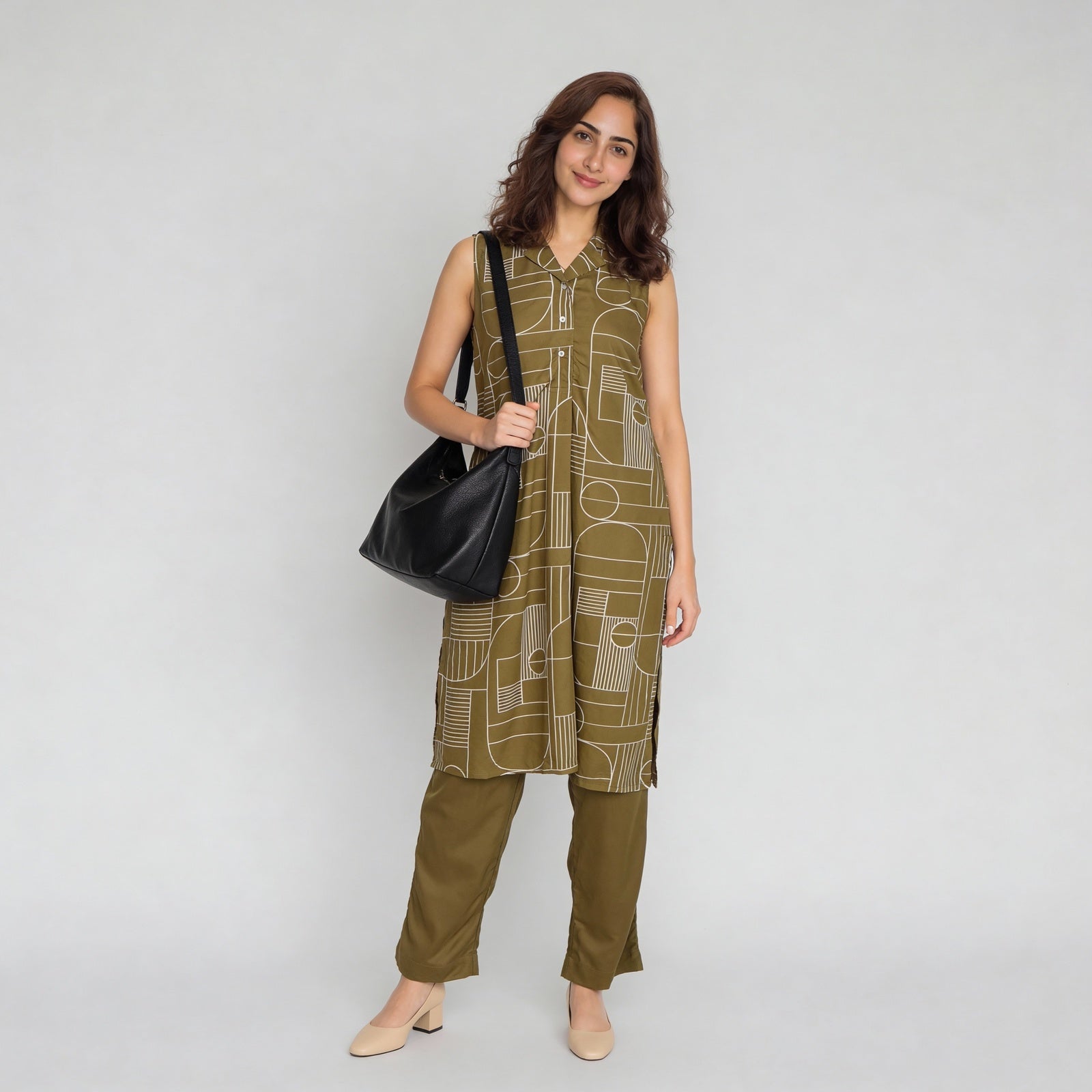 Ankle Length Straight Pants
