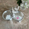 German Silver Chopala Haldi Kumkum Holder 2 Bowls Attached