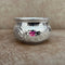 German silver Chopala, Haldi kumkum handcrafted bowl, gift item