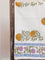 Golden Bloom Hand Block Print Cotton Bath Towel