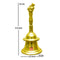 Brass Pooja bell, Brass pooja hand bell, Pooja Bell Online, Brass Hand Bell (Height 3 Inches)