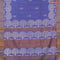 Bhagalpuri saree blue shade with butta prints and zari woven border