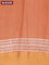 Bhagalpuri saree rust shade with butta prints and zari woven border