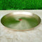 Kansa Thali for Dinner, Bronze Matt Finish Inclined Plate, Diameter 11.5 Inches