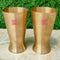 Kansa Lassi Glass, Bronze Lassi Glass Drinkware, Diameter 3 Inches, Capacity: 200ML (Set of 2)