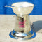 German Silver Diya, Oil Diya, Puja Diya for Decorative, Height - 2.5 Inches