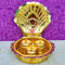 Traditional Handcrafted Brass Haldi Kumkum box, Multipurpose Sindoor Box