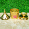 Brass Jali Akhand Jyoti Deep Oil Lamp with Jali Cover