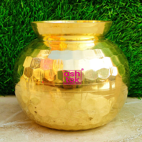 Brass Diamond Lota, Karwachauth Lota, Serving Lota, Wedding Lota, Puja Lota