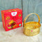 Brass Oval Shape Phool Butti, Temple Basket, Puja Butti