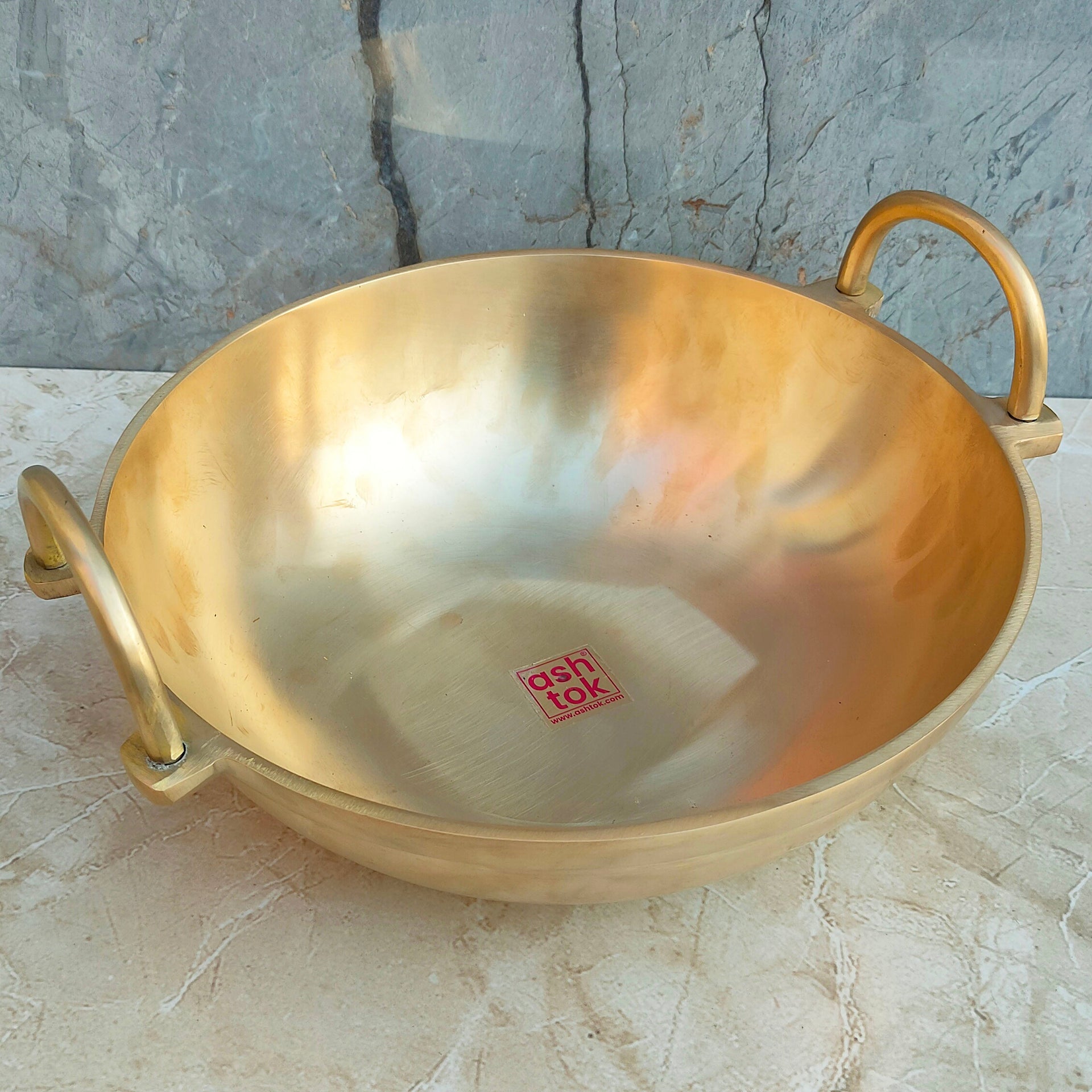 Bronze Kansa Kadai, Kadai for Cooking, Bronze Wok