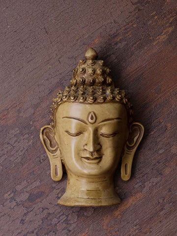 Nepal Buddha Mask - 7"