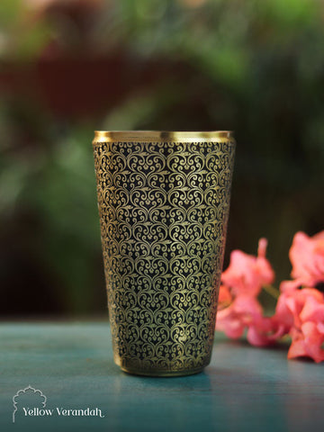 Pure Brass Kachchh Tumbler