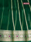 Banarasi organza silk saree green with thread & zari woven buttas and woven border