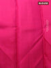 Pure kanjivaram silk saree yellow and pink with allover zari weaves and simple border