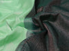 Pure kanjivaram silk saree pista green and bottle green with zari woven buttas in borderless style