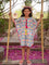Rainbow Organic Cotton Kaftan For Kids