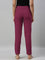 Medium Violet Cotton Stretch Kurti Pants