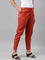 Women Solid Rust Comfort Fit Cotton Pants