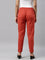 Women Solid Rust Comfort Fit Cotton Pants