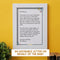 Letter for New Moms ( Frame )