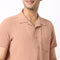 Camp Collar Half Sleeve Lounge Cuban Solid Shirt