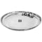 Mandi Plate, Thala Stainless Steel With 3 Bowls Arabian Mandi Plate Diameter 26 Inches