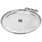 Mandi Plate, Thala Stainless Steel With 3 Bowls Arabian Mandi Plate Diameter 26 Inches