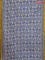 Chanderi bagru saree blue and yellow with allover paisley prints and small zari woven border
