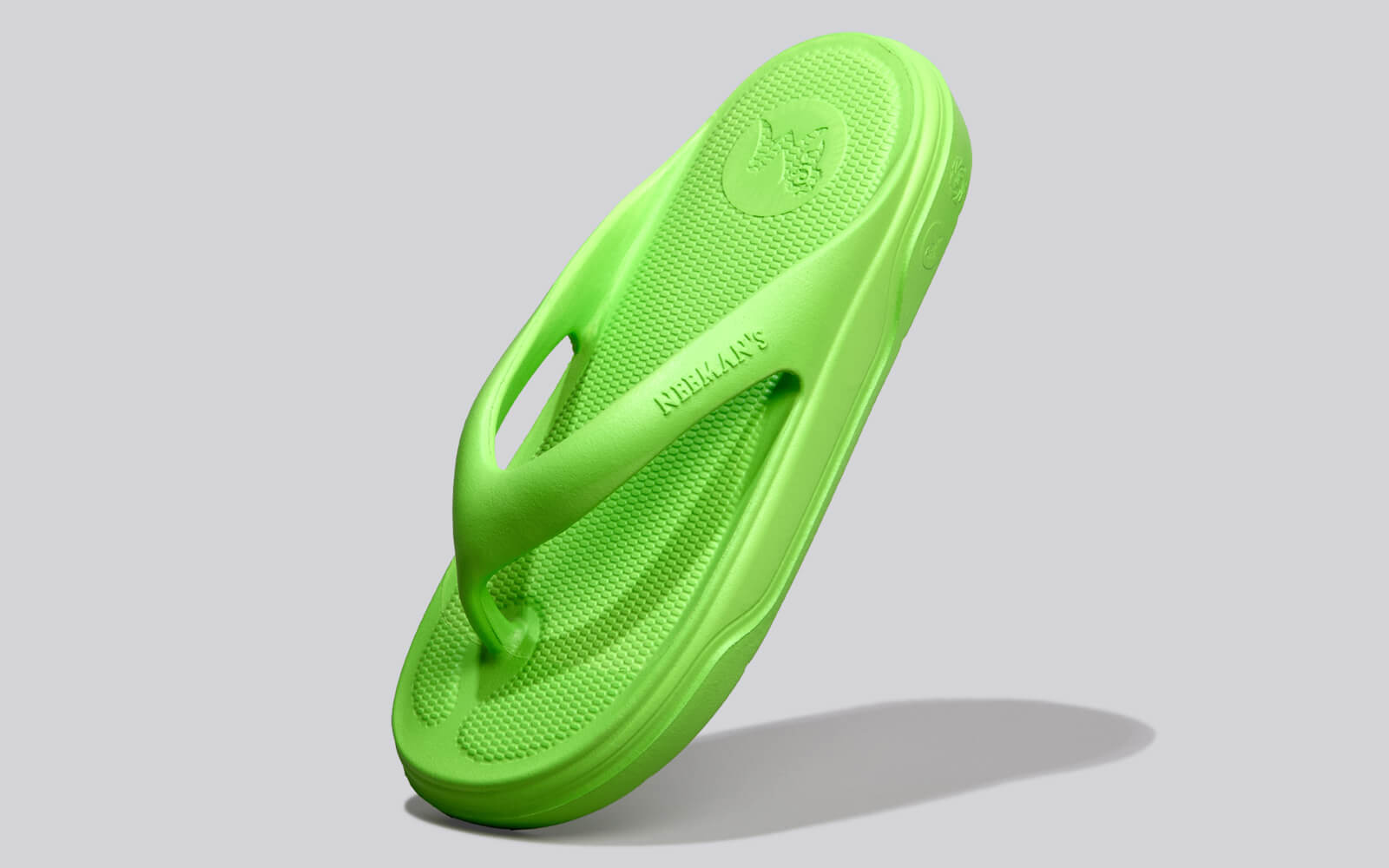 Cushers Flips For Men : Neon Green