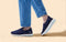 Dress Slip Ons : Blue