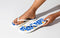 Printed Flip Flops : Blue