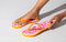 Printed Flip Flops : Pink