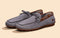 ReLive Knit Boat Loafers : Grey