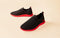 Spotlight Slip Ons : Hale Black / Red Sole