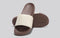 FootBed Slides for Women : Ivory Brown