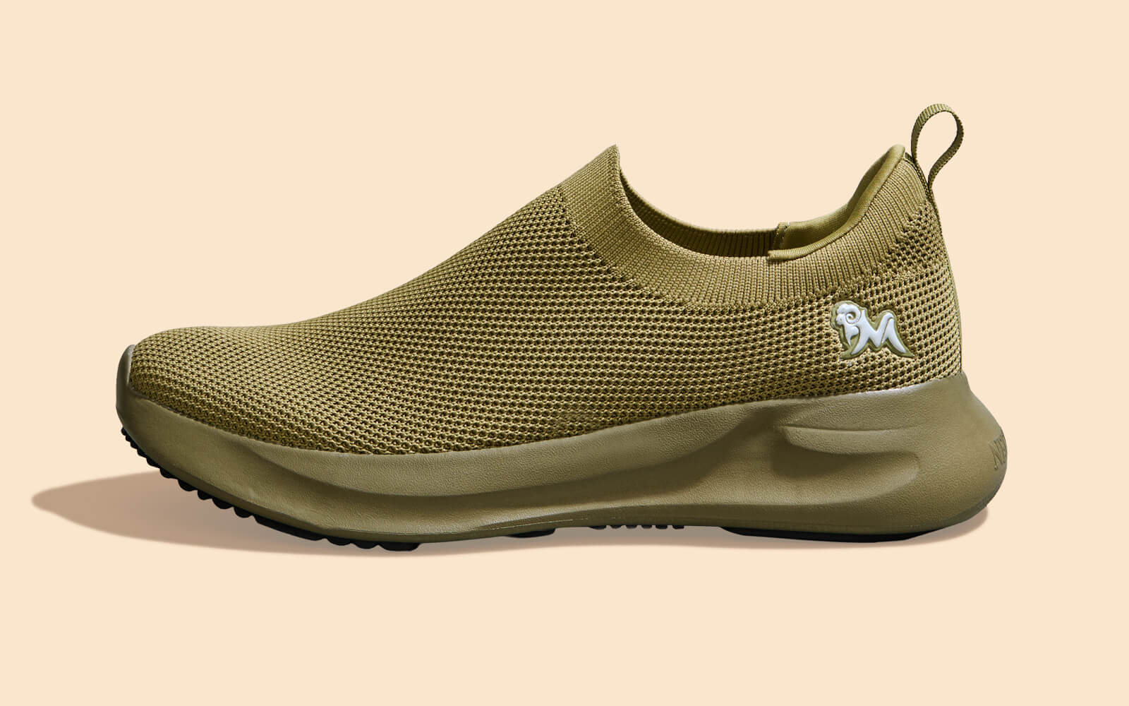 ReLive Knit Slip Ons Renew : Olive