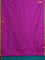 Arani semi silk saree purple and dual shade of teal green with thread woven buttas and piping border