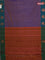 Arani semi silk saree violet and dual shade of green with copper zari woven buttas and zari woven butta border