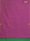 Arani semi silk saree dual shade of purple and green with thread woven buttas and thread woven butta border