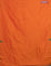 Arani semi silk saree orange with thread woven buttas and thread woven butta border