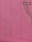 Arani semi silk saree dual shade of pink with zari woven buttas in borderless style