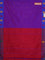Arani semi silk saree purple and dual shade of maroon with thread woven buttas and thread woven butta border