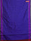 Arani semi silk saree blue and purple with allover thread weaves and rettapet zari woven border`