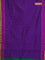 Arani semi silk saree violet and purple with allover thread weaves and rettapet zari woven border`