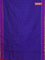 Arani semi silk saree blue and purple with allover thread weaves and rettapet zari woven border`