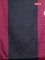 Arani semi silk saree dark grey and dark maagenta pink with allover copper zari weaves and zari checked border