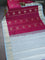 Bangalori silk saree dark magenta pink and pastel blue with allover zari weaves & buttas and zari woven border